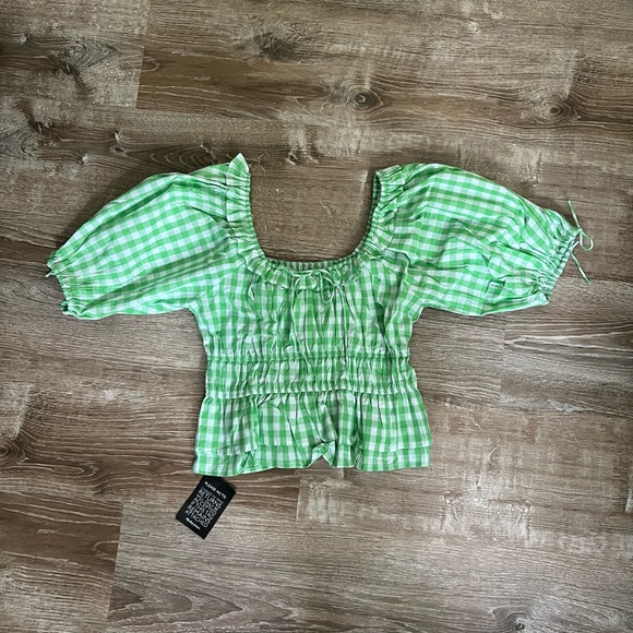 Bohemian traders gathered waist top - Picture 4 of 5